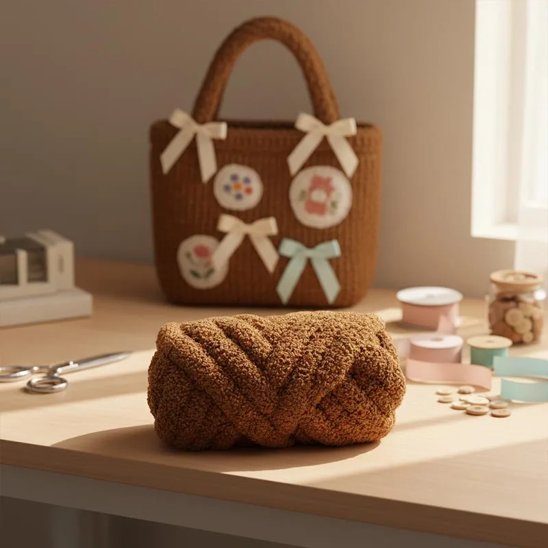 3cm Chunky Teddy Fleece Chenille Yarn